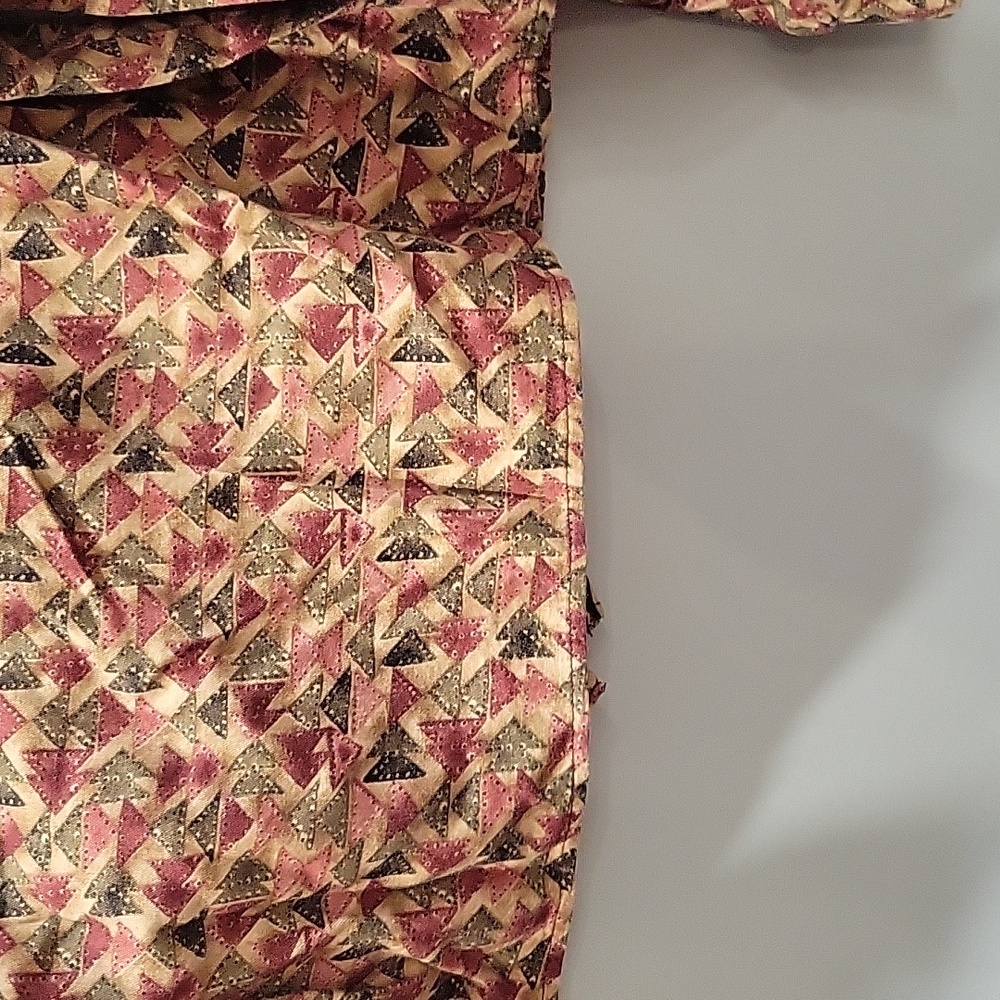 Roper Multicolor Geometric Button Down Shirt - image 7